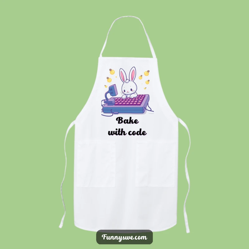Coding Rabbit Apron - Funny Geeky Kitchen Wear!
