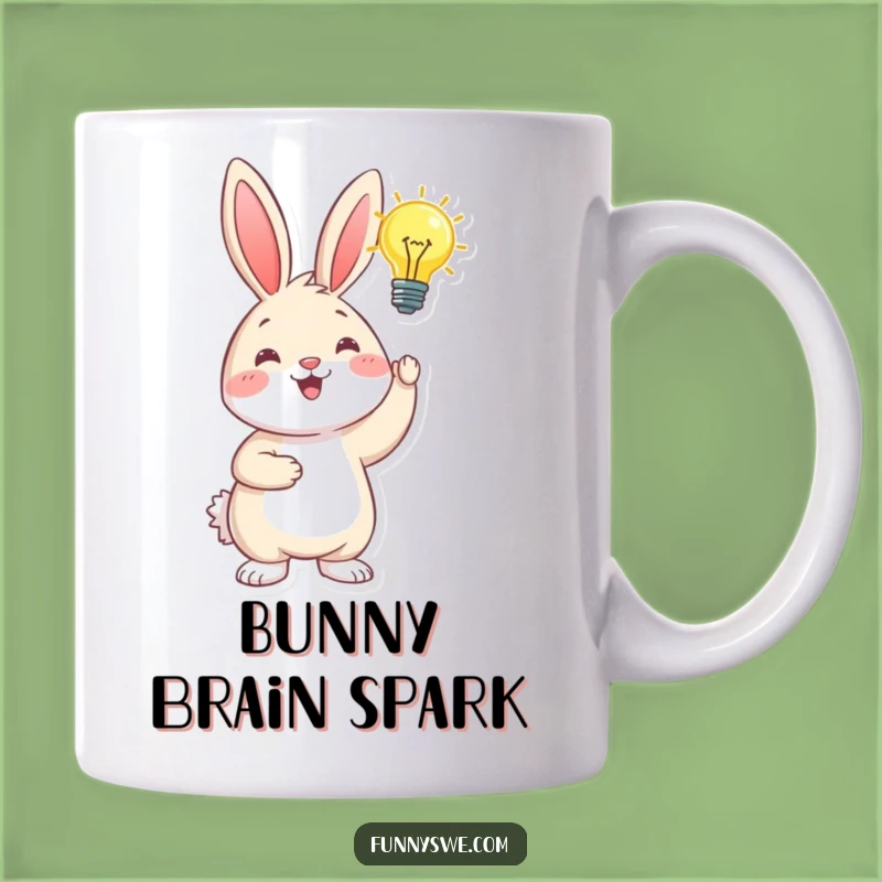 Funny Bunny Inspiration Mug: Hilarious Gift for Bright Ideas