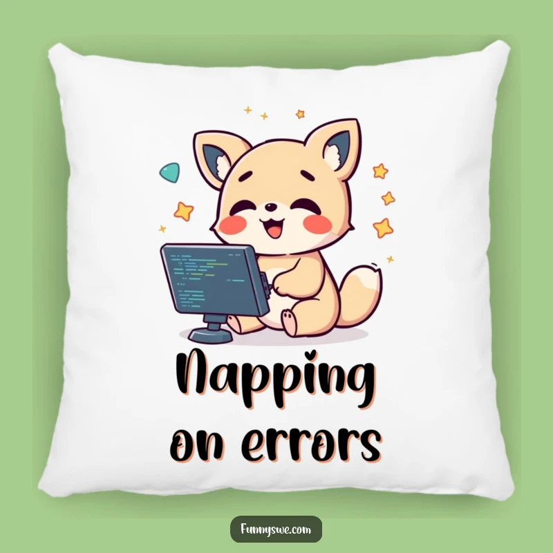 Funny Debugging Pillow - Cuddle Up with Code and Comfort!