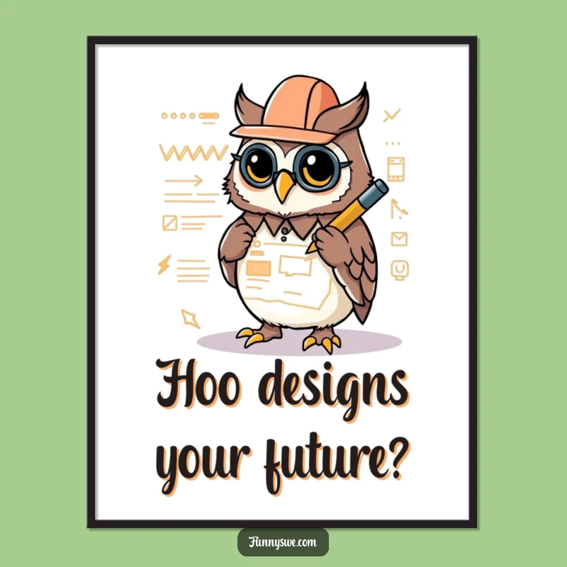 Free Printable Wall Art: Kawaii Owl Web Design Art Download!