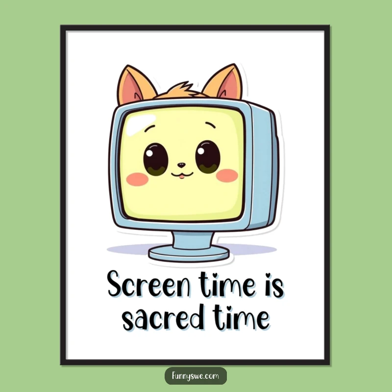 Funny Free Printable Wall Art: Curious Tech Animal, Intriguing Downloadable Decor