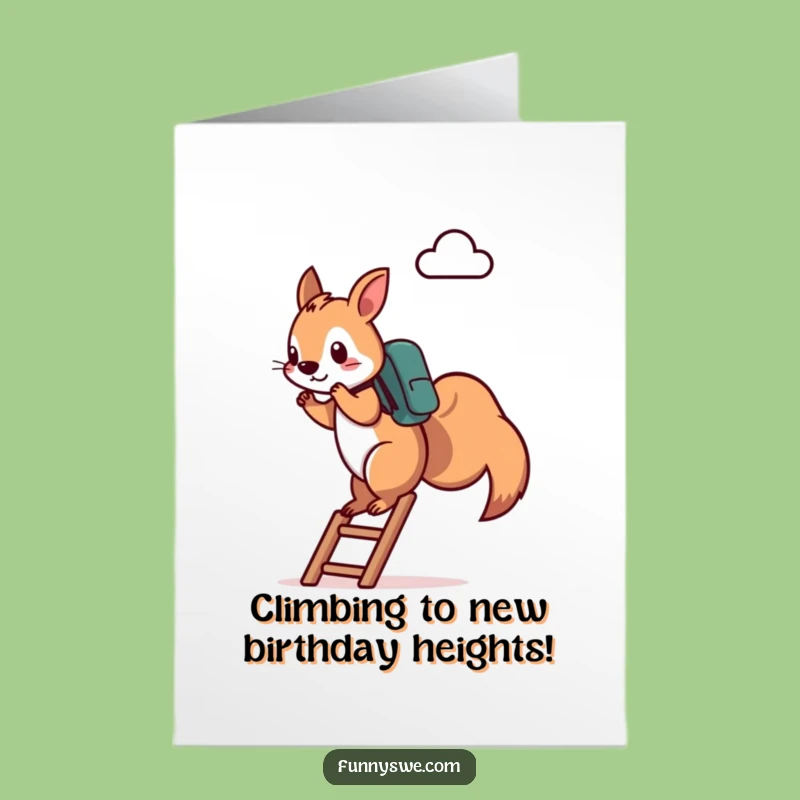 Free Printable Squirrel Tech Birthday Card - Funny Downloadable Gift for Geeks