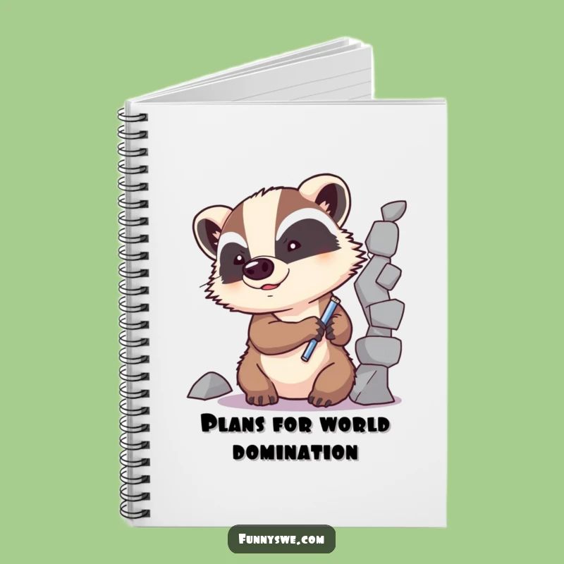 Funny Badger Code Fixer Notebook: Jot Down Fixes with Grit