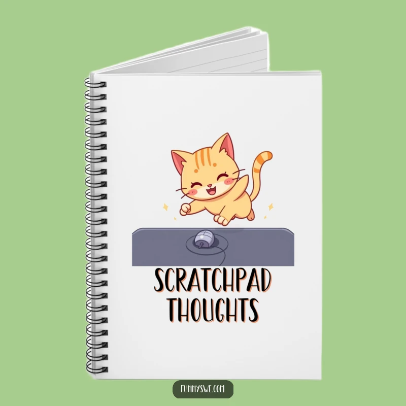 Funny Cat Cursor Notebook: Humorous Journal for Your Thoughts