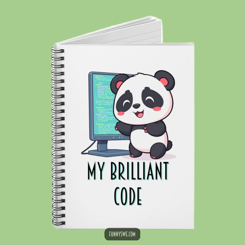 Funny Kawaii Panda Coding Notebook: Plan Your Next Big Project