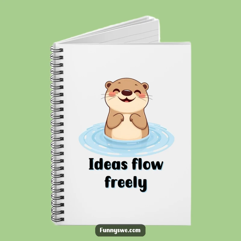Funny Otter Web Design Notebook: Hilarious Journal for Smooth Ideas