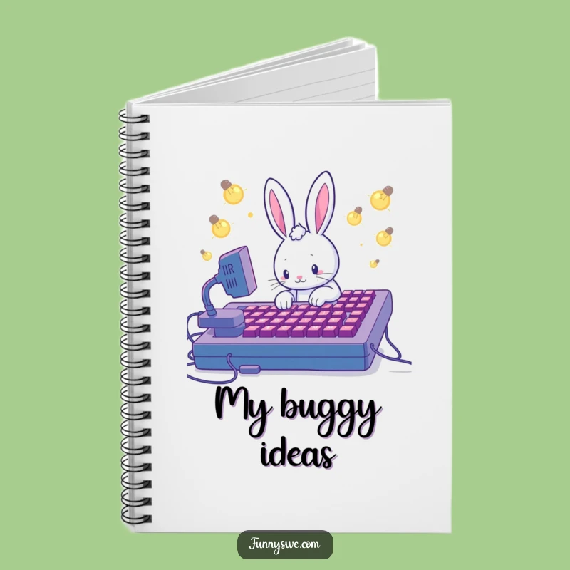 Kawaii Rabbit Coder Notebook - Jot Down Brilliant Ideas!