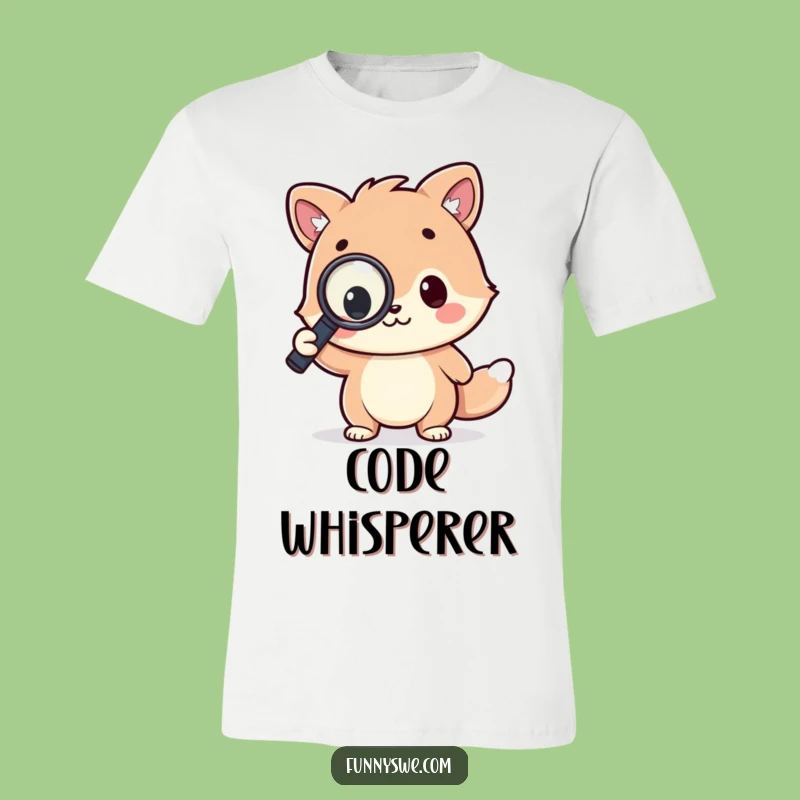 Funny Kawaii Coder T-Shirt - Triumphantly Debugging Humor Tee Gift
