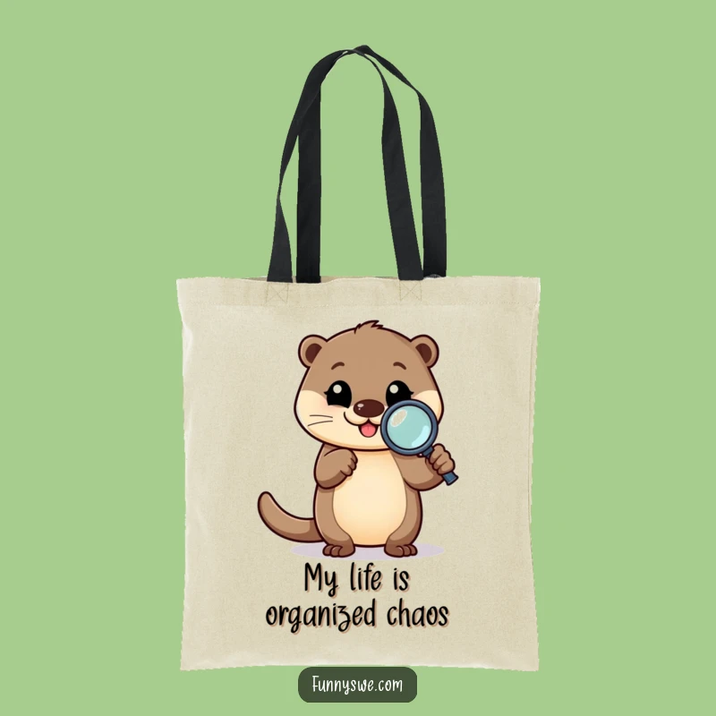 Funny Otter Debugging Tote Bag: Carry Your Tools and Debugging Spirit